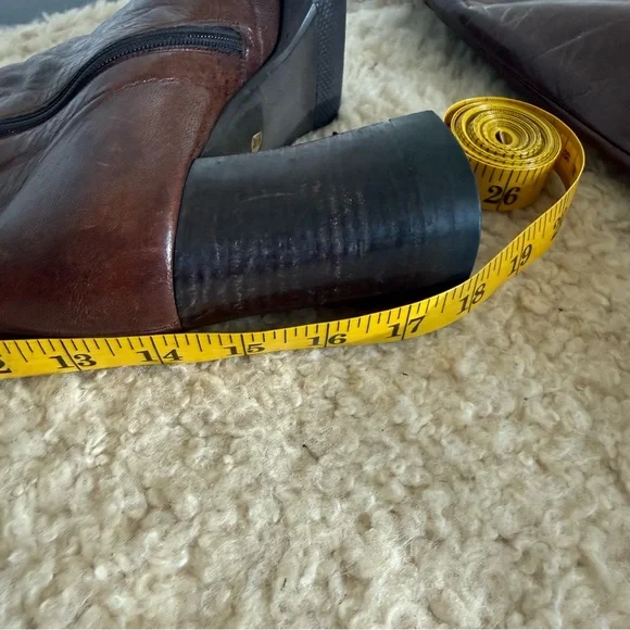 Miu Miu Dark Brown Heeled Boots - Picture 11 of 12